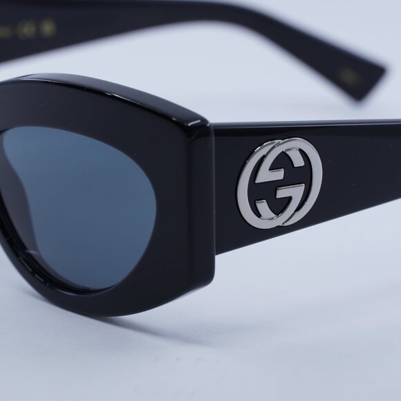 ?️ New Gucci GG1843S 001 Sunglasses - Black Frame, Grey Lenses main image 9